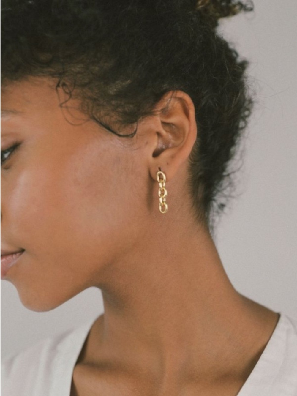 Wolf Circus 14k Gold Vermeil Chain Link Drop Earrings